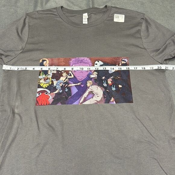 Shibuya Incident Men’s Grey Short Sleeve Anime Graphic Tee Size Large - Picture 4 of 6